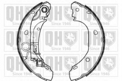 QUINTON HAZELL bs1154 -  Комплект тормозных колодок